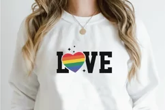 LGBTQ Pride SVG - Love LGBTQ svg - SVG Cut files Product Image 2