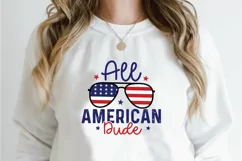 4th Of July SVG - All American Dude SVG - Patriotic SVG Product Image 2