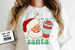 Christmas sublimation, Retro santa christmas png sublimation Product Image 3