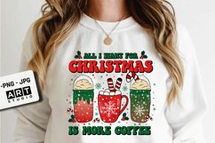 Retro christmas sublimation, Coffee christmas sublimation Product Image 2