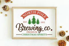Vintage Christmas Sign SVG | Christmas Sign SVG | Christmas Product Image 2
