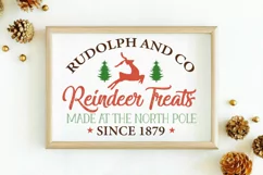 Vintage Christmas Sign SVG | Christmas SVG | Christmas Sign Product Image 2