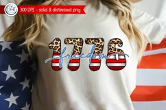 1776 Freedom PNG, 4th Of July Sublimation PNG Product Image 1