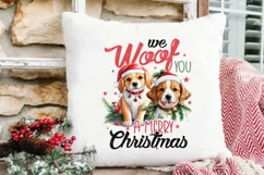 Christmas Sublimation PNG, Christmas Dog PNG Sublimation Product Image 3