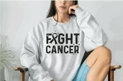 Fight Cnacer SVG, Breast Cancer SVG, Cancer Awareness SVG Product Image 3