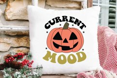 Current Mood Halloween SVG | Halloween Pumpkin SVG Product Image 3