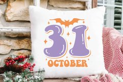 31 October Halloween SVG | Spooky Vibes SVG | Svg Cut Files Product Image 3