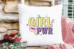 Girl PWR Sublimation, Retro 90'S Sublimation Png, Stickers Product Image 3
