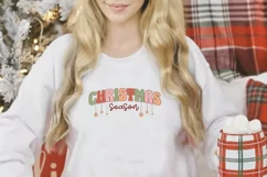 Retro Christmas Season Sublimation|Christmas PNG Sublimation Product Image 3