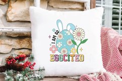 I Am So Eggcited Sublimation | Retro Easter Sublimation Product Image 3