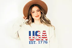 USA EST. 1776, 4th Of July SVG, American SVG Cut File Product Image 3