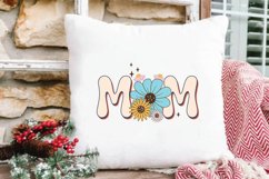 Retro Flower Mom PNG Sublimation Product Image 3