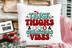 Retro Christmas PNG, Thick thighs christmas vibes png Product Image 4