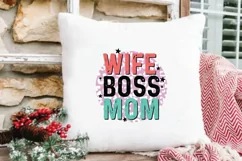 Wife Boss Mom Sublimation | Mothers Day PNG Sublimation Product Image 4