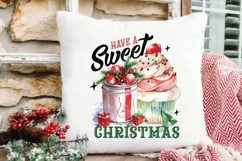 Vintage Sweet Christmas PNG | Christmas Sublimation Product Image 3
