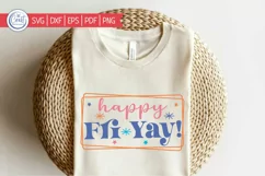 Happy Fri Yay, Teacher SVG, Teacher Quote SVG Product Image 3