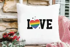 LGBTQ Pride SVG - Love LGBTQ svg - SVG Cut files Product Image 3
