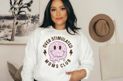Mothers Day Sublimation | Moms Club PNG Sublimation Product Image 5