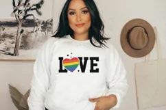 LGBTQ Pride SVG - Love LGBTQ svg - SVG Cut files Product Image 4