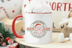Vintage Christmas Santa Sign SVG | Christmas Sign SVG Design Product Image 4