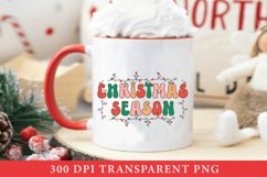 Retro Christmas Season PNG Sublimation, Christmas T-Shirt Product Image 3