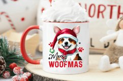 Christmas Dog Sublimation - Merry Woofmas PNG Sublimation Product Image 4