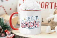 Retro Winter Sublimation | Snowman Winter PNG Cutfile Product Image 4