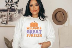 Welcome great pumpkin, Halloween svg, Halloween Svg t shirt Product Image 4
