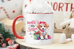Santa's Little Yelper PNG | Christmas Dog Sublimation Product Image 4