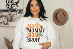 Mama Mommy Mom Bruh PNG | Mothers Day Sublimation Product Image 4