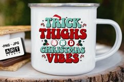 Retro Christmas PNG, Thick thighs christmas vibes png Product Image 1