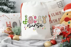 Jolly Nurse PNG | Christmas Nurse Sublimation|Christmas PNG Product Image 5