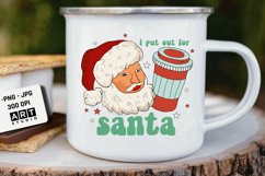 Christmas sublimation, Retro santa christmas png sublimation Product Image 4