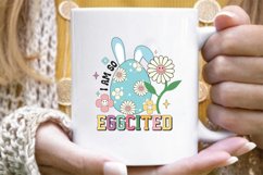 I Am So Eggcited Sublimation | Retro Easter Sublimation Product Image 5