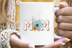 Retro Flower Mom PNG Sublimation Product Image 5