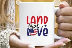 4th of july svg - land that i love - patriotic svg designs Product Image 4