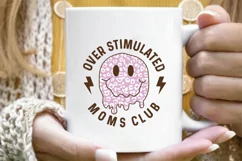 Mothers Day Sublimation | Moms Club PNG Sublimation Product Image 6