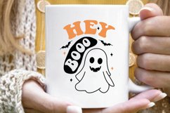 Hey Boo Halloween SVG | Boo SVG Design | Halloween T Shirt Product Image 5