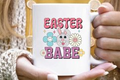 Retro Easter Babe PNG Sublimation | Easter Sublimation Product Image 5