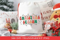 Retro Christmas Season PNG Sublimation, Christmas T-Shirt Product Image 4