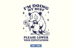 I'm Doing My Best Please Lower Your Expectations Funny SVG Product Image 1