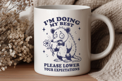I'm Doing My Best Please Lower Your Expectations Funny SVG Product Image 3