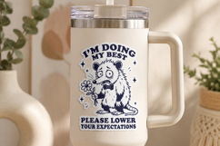 I'm Doing My Best Please Lower Your Expectations Funny SVG Product Image 4