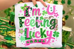 I'm Feeling Lucky PNG, St Patrick's Day PNG, Lucky Day PNG Product Image 2