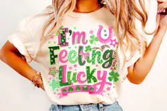 I'm Feeling Lucky PNG, St Patrick's Day PNG, Lucky Day PNG Product Image 4