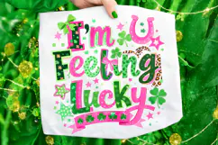 I'm Feeling Lucky PNG, St Patrick's Day PNG, Lucky Day PNG Product Image 7