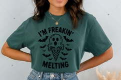 I'm Freakin Melting SVG PNG, Vintage Spooky SVG, Retro Funny Product Image 4