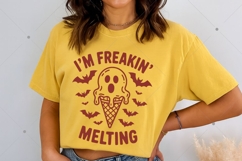 I'm Freakin Melting SVG PNG, Vintage Spooky SVG, Retro Funny Product Image 6