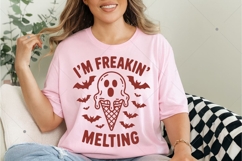 I'm Freakin Melting SVG PNG, Vintage Spooky SVG, Retro Funny Product Image 7