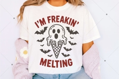 I'm Freakin Melting SVG PNG, Vintage Spooky SVG, Retro Funny Product Image 3